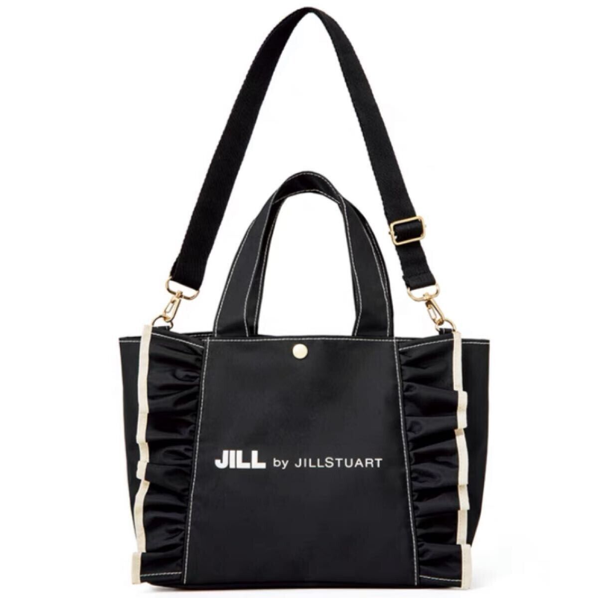 JILL by JILLSTUART frilled tote bag with shoulder strap JILL by JILLSTUART frilled tote bag with shoulder strap
