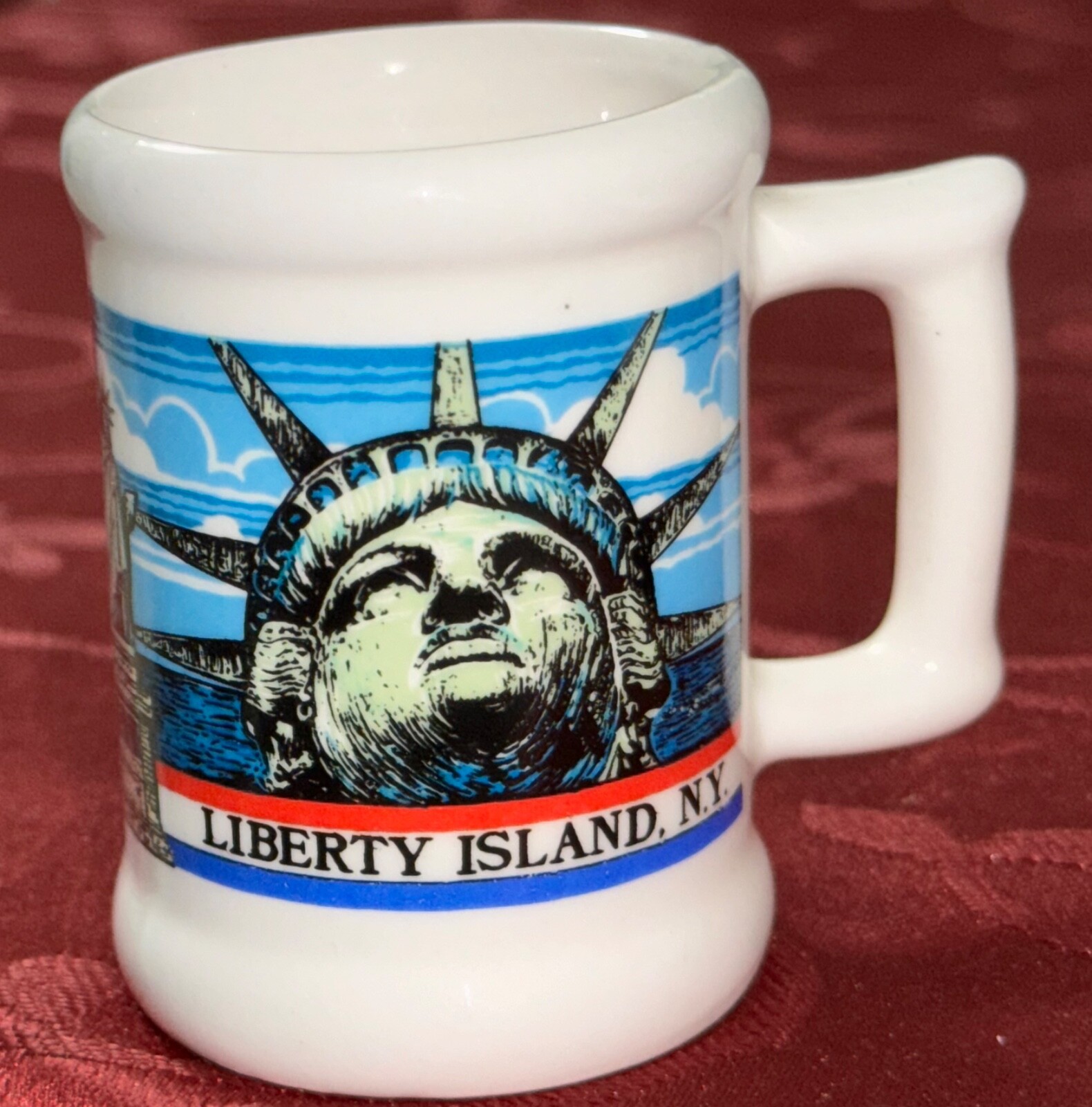 antique New York Statue of liberty shot mug eBay
