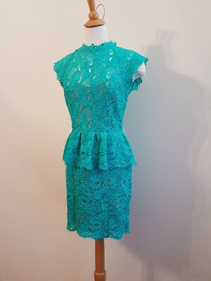 WITCHERY Jade Green Peplum Lace Dress Size 10 GUC | eBay Australia WITCHERY Jade Green Peplum Lace Dress Size 10 GUC | eBay Australia