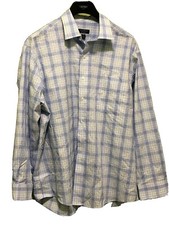 Club Room Mens Dress Shirt Size 17.5 XL Button-Front 55