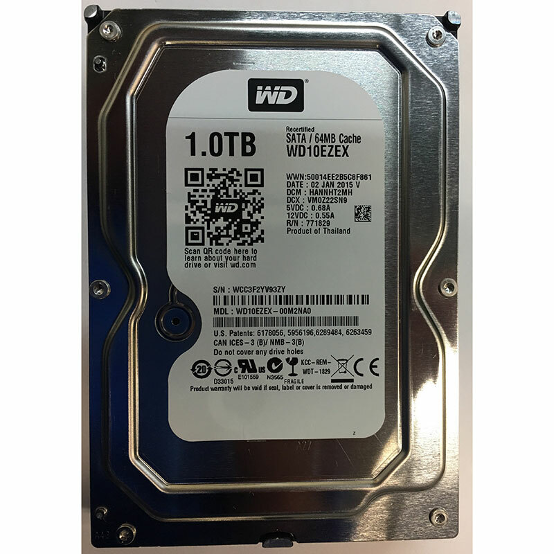 WD10EZEX-00M2NA0 - Western Digital 1TB 7200 RPM SATA 3.5