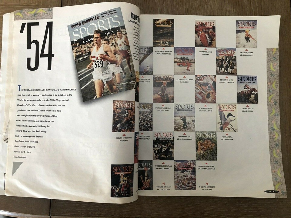 Sports Illustrated 35 Years of Covers Special Issue Magazine 19541989