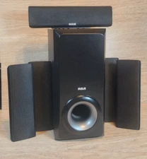 RCA Speakers and Subwoofer  Set Music Surround Sound Home Theater