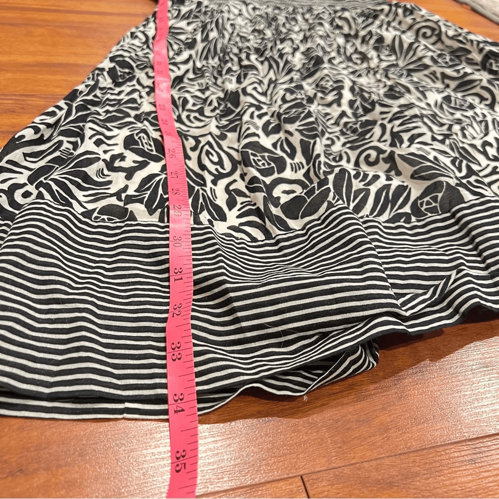 BCBaxAzaria adjustable spaghetti strap cream/blac… - image 8