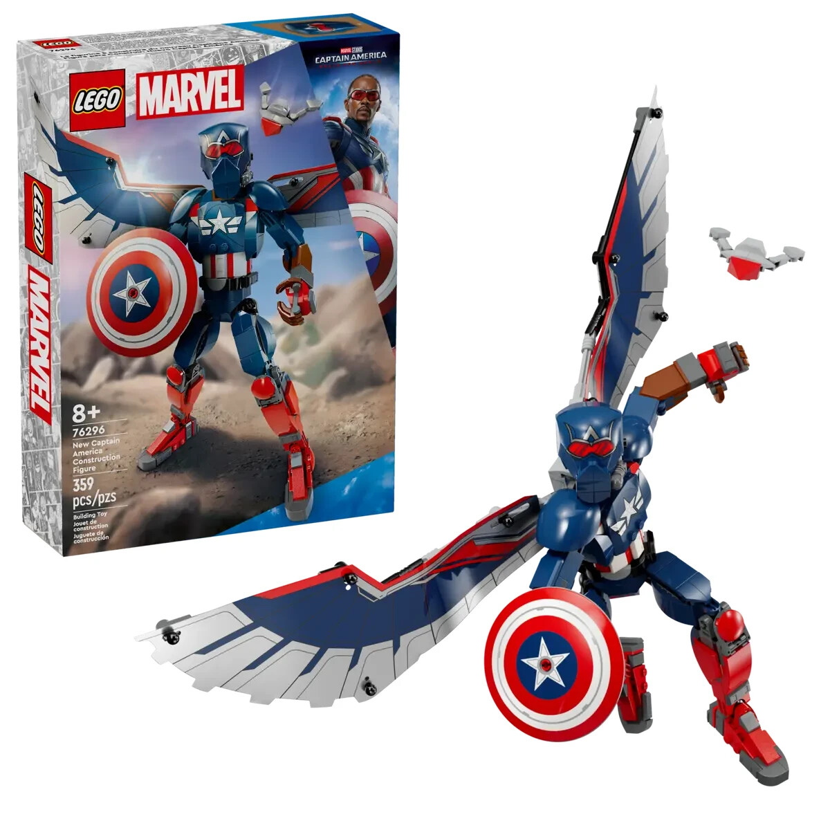 Lego New Captain America Construction Figure 76296 Super Heroes