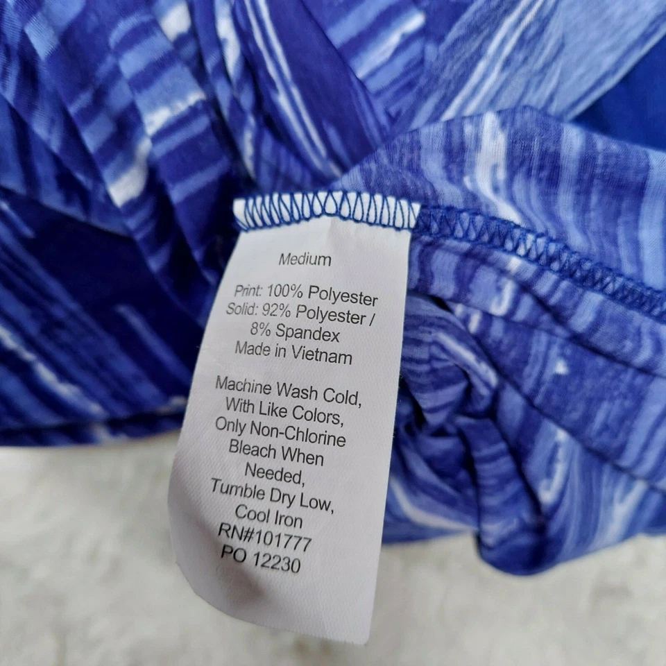 Falda tranquila reversible Colorado Clothing Company para mujer pintura cobalto mediana Foto 2 de 4