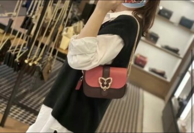 NWT COACH Gemma Crossbody In Colorblock With Butterfly Buckle  