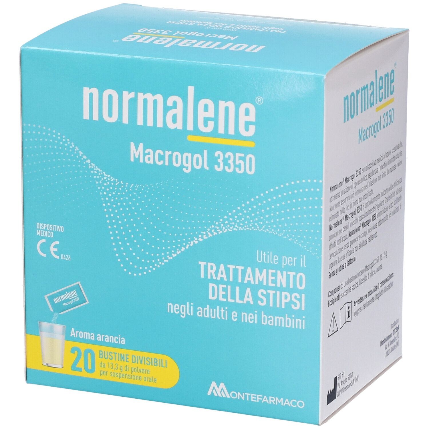 Normalene Macrogol 3350 Stitichezza 20 Bustine