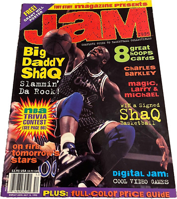 1995 Tuff Stuff Magazine's JAM Big Daddy Shaq Slammin' Da Rock