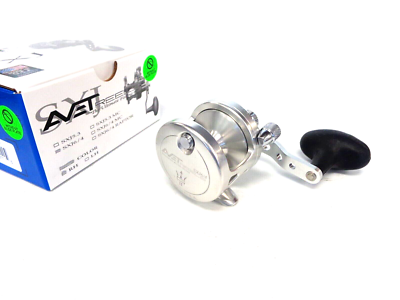Avet SXJ6/4 G2 NGP Two-Speed Lever Drag Reel - SILVER - Right