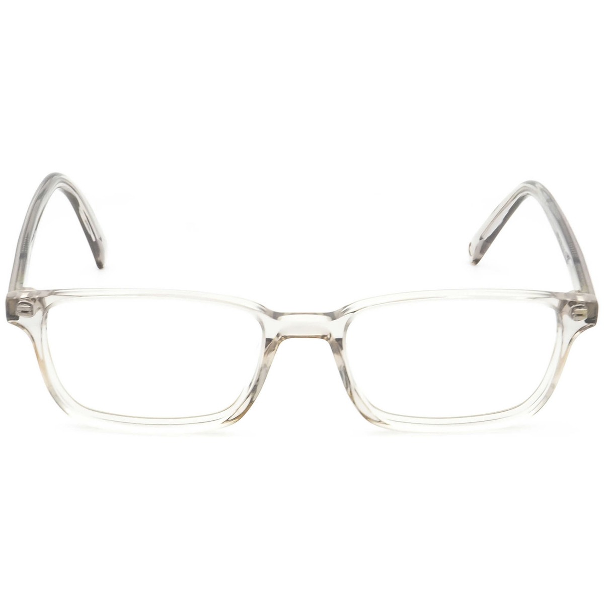 Warby Parker Eyeglasses Wilkie 165 Gray Clear Rectangular 