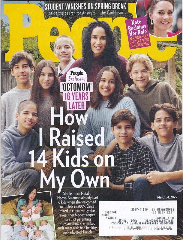 People Magazine March 31, 2025 Octomom