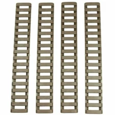 4 Pieces Heat Resistant Weaver Picatinny Ladder Rail Cover - Tan
