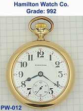 Rare Hamilton Watch Co. Grade: 992 Model: 2