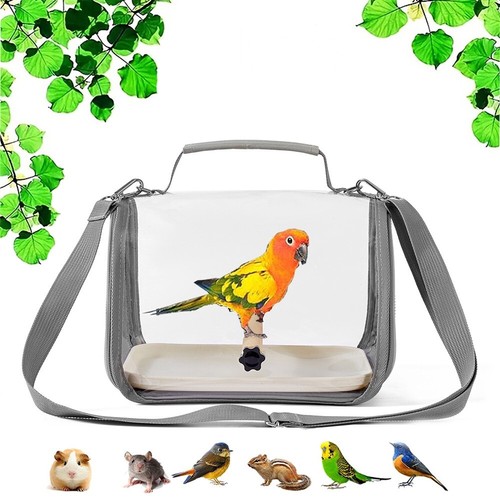 Parrot Carrier, Small Bird Travel Bag, Pigeon/Lizard/Hamster Portable Cage, Home - Picture 10 of 10