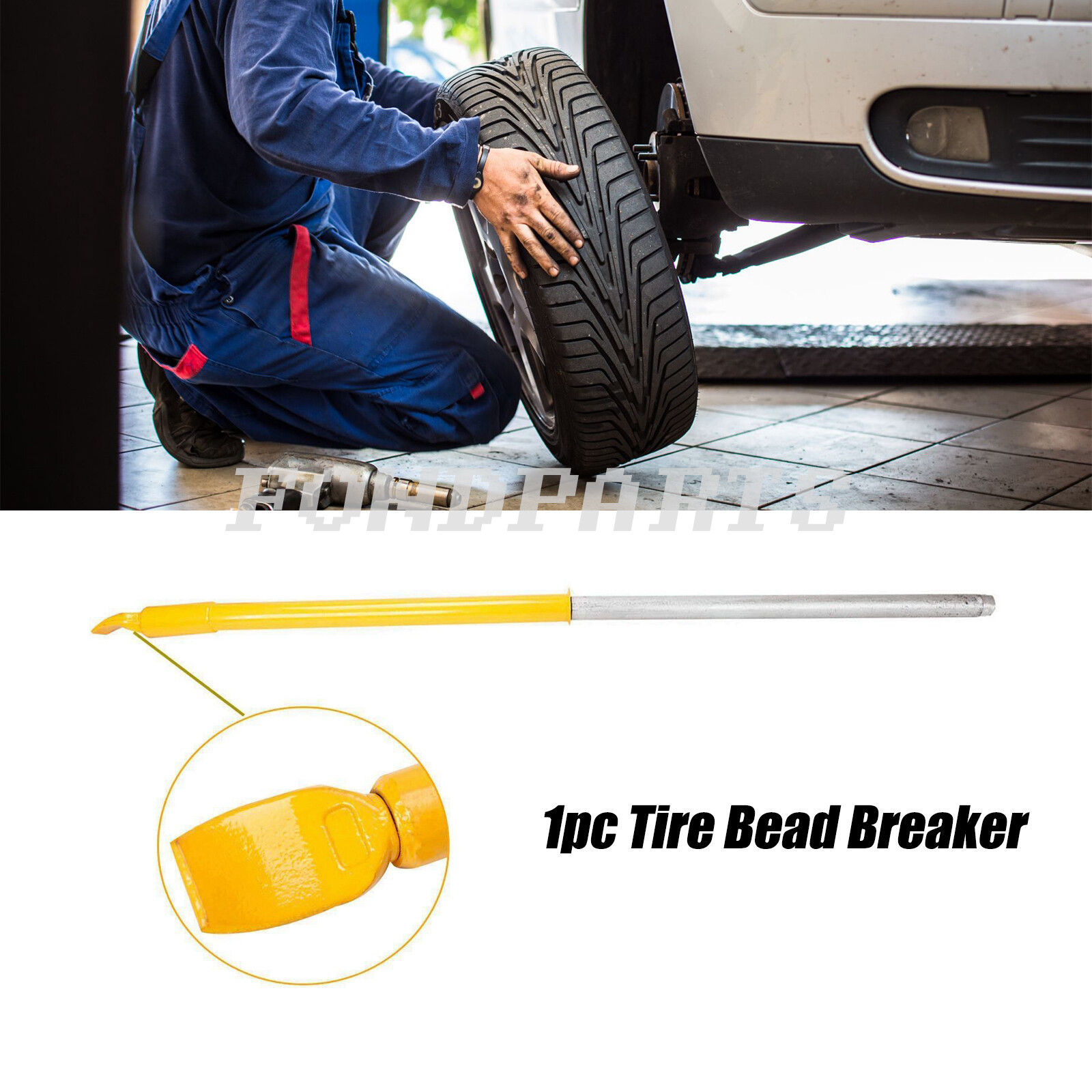 50In Tire Slide Hammer 1.5Inch Diameter Tire Bead Breaker for Car