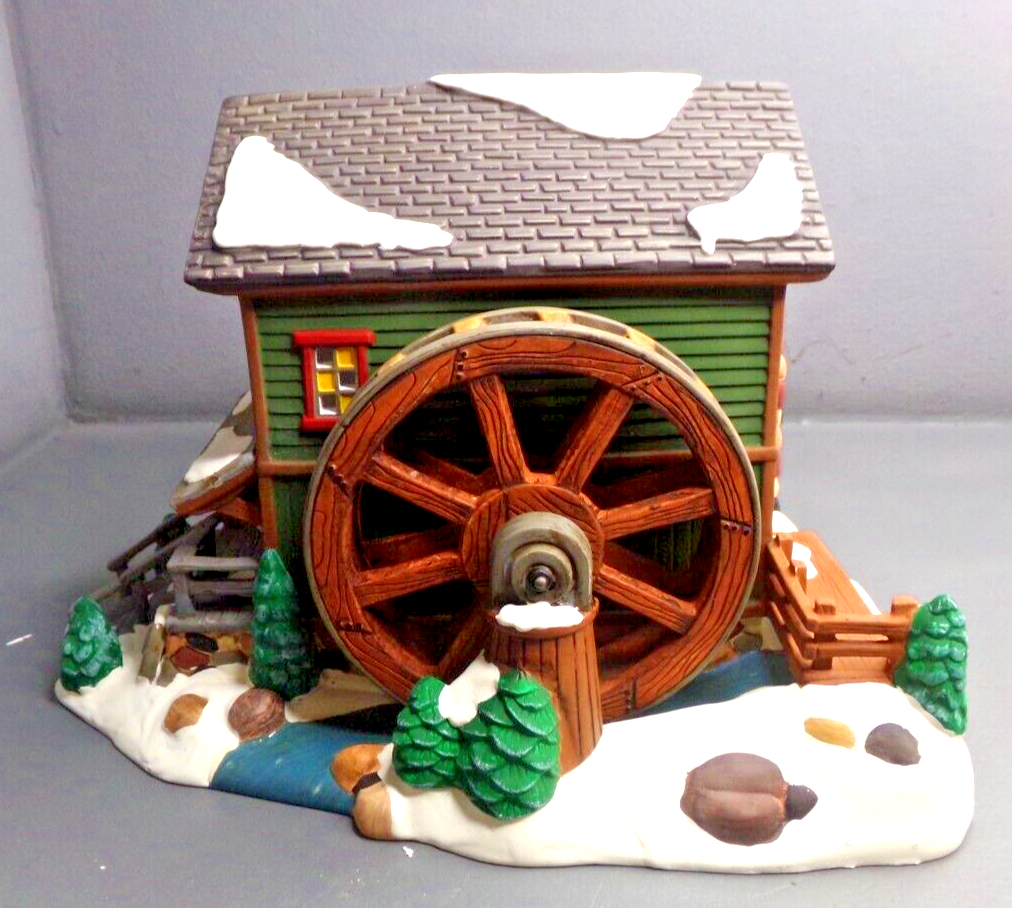 DEPT 56 CHRISTMAS ORIGINAL SNOW VILLAGE BUILDING ROCK CREEK MILL HOUSE eBay