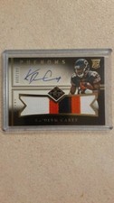 2014 Panini Limited Rookie Patch Autograph #170 Ka'Deem Carey RC AUTO /199 