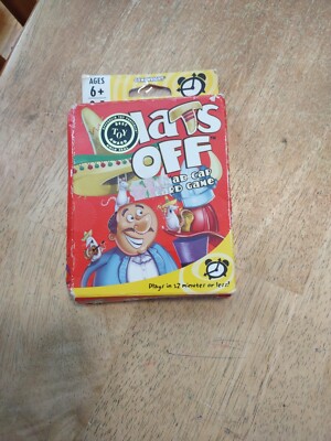 Hats Off By Gamewright Games 100% Complete A Mad Cap Card Game