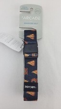 Arcade Stretch Adventure Belt Ranger Youth Black Bear/Pizza Up to 32"