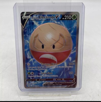 Hisuian Electrode V 172/196 Pokemon Ultra Rare Holo Lost Origin Near Mint
