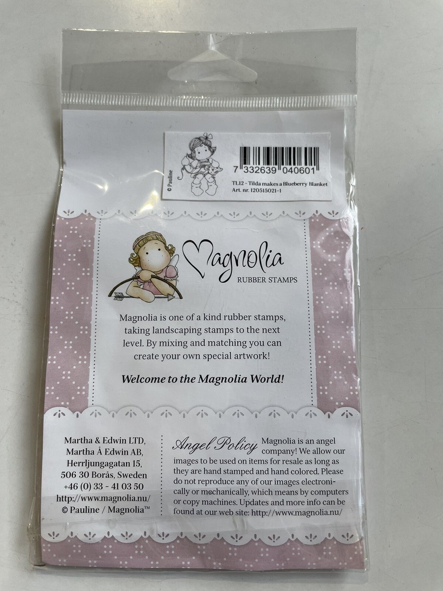 Tilda Magnolia Stamps Colored With Pencils My Magnolias | My
