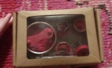 NEW NWOT Biscuit cutter with shapes set metal baking holiday cookies set