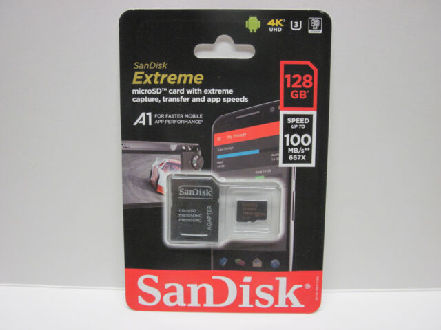 Sandisk 128GB Micro Extreme 4K SD card fo GoPro Hero 9 8 7 6 5 black silver | eBay