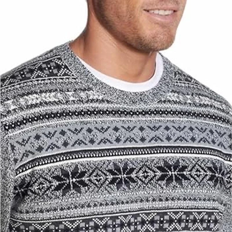 Weatherproof Crew Neck Sweater for Men Size XL 100% Cotton Winter Sweater - Image 3 of 4