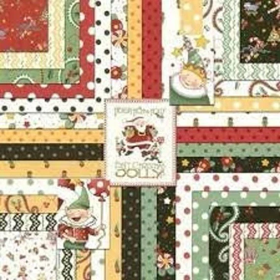 Isn’t Christmas Jolly By Mary Engelbreit For Moda Rare OOP Jelly Roll - Image 3 of 3