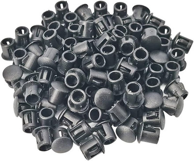 Hole Plugs 1/4'' Plastic Flush Type Hole Plugs for 5.5-6mm Hole Snap in Locking H