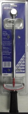 ACDelco 1/2'' Drive Beam Torque Wrench 0 To 150 ft. lbs. 34001