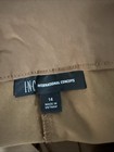 Women Size 14 INC INTERNATIONAL CONCEPTS Bengaline Tummy Control Capris Brown — photo 7