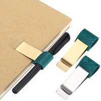 2 StüCk StiftöSe FüR Notebook, Graviert, Hellblau/Messing/Hellblau/Silber
