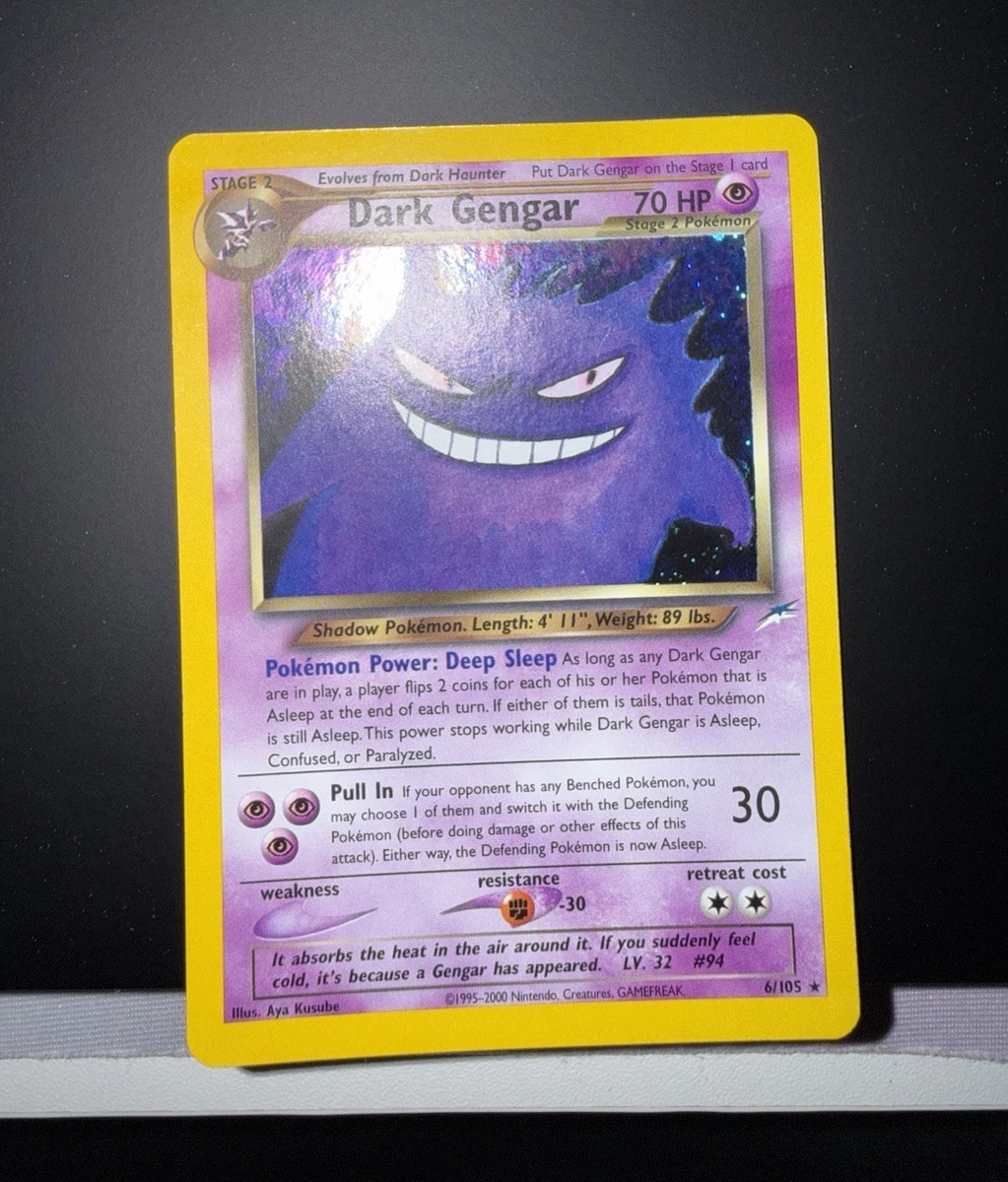 Darkness Gengar Pokémon TCG Neo Destiny Individual Collectible