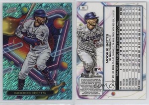 2023 Topps Cosmic Chrome Aqua Equinox Refractor /199 Mookie Betts #55