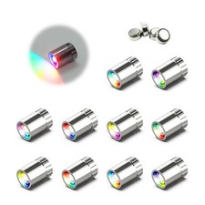 10 Pack Small Spotlight Battery Operated LED Lights, Warm White LED Wireless ...