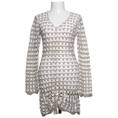 Emory Park, Strandkleid, Größe: M, Beige/Weiß, Acryl, Sonstiges, Damen #Ior