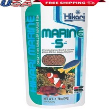 Marine Fish Food Pellets High Protein Soft Texture Smaller Fish 1.76oz New