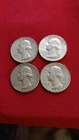 1964-D Washington 90% Silver Quarters