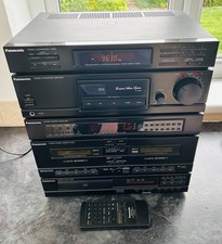 Panasonic SA-HD52 Compact HiFi System & Remote Radio Cassete Deck Works CD Issue