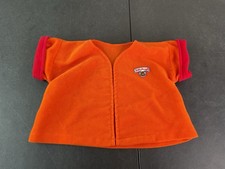 Vintage Teddy Ruxpin Outfit Top Orange Vest Shirt 1985