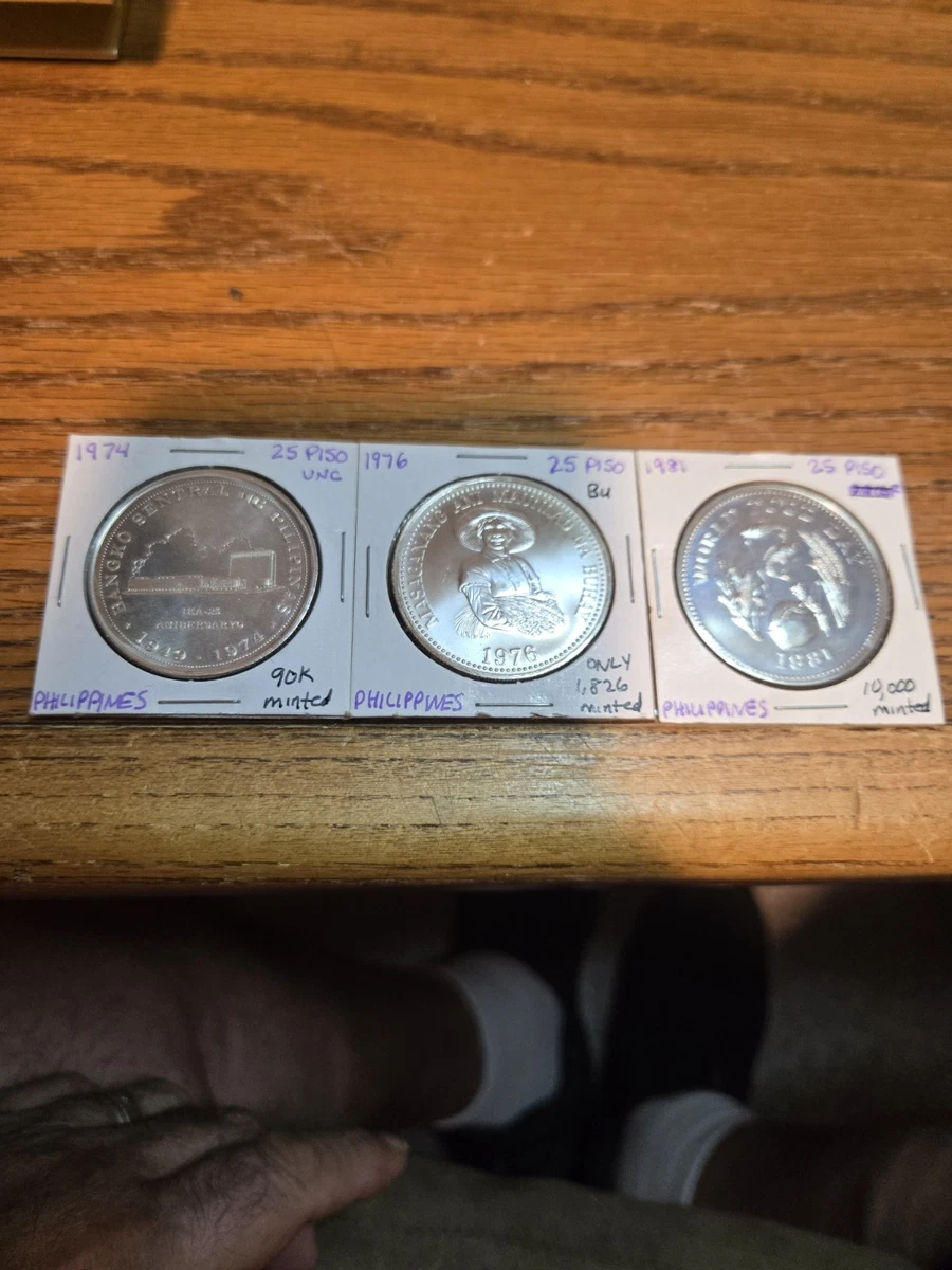 Silver 1974 Republic of the Philippines Coins (1946-Now) for sale