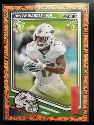 2025 Score - Jaylen Waddle #215 Pumpkin for sale online | eBay