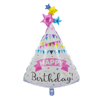 Folienballon Shape Happy Birthday 84X52Cm Luftballon Geburtstag Party Ballon