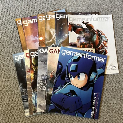 Collection Of 12 Back Issues Game Informer Magazine Jan-Dec 2018