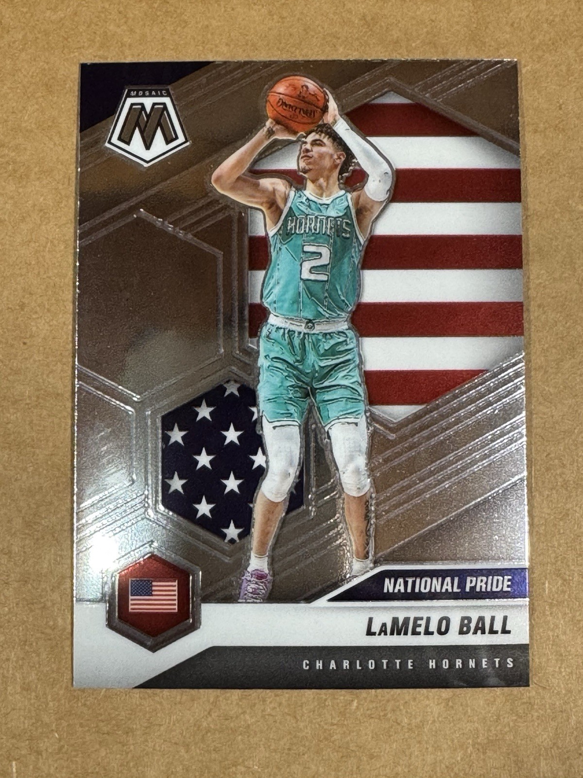 2020-21 Panini Mosaic - National Pride LaMelo Ball #257 (RC)