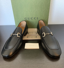 MENS GUCCI QUENTIN HORSEBIT LOAFER BLACK LEAT...