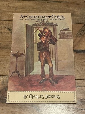 VINTAGE A CHRISTMAS CAROL Charles Dickens Picture Book  Merrimack Pub. Hong Kong