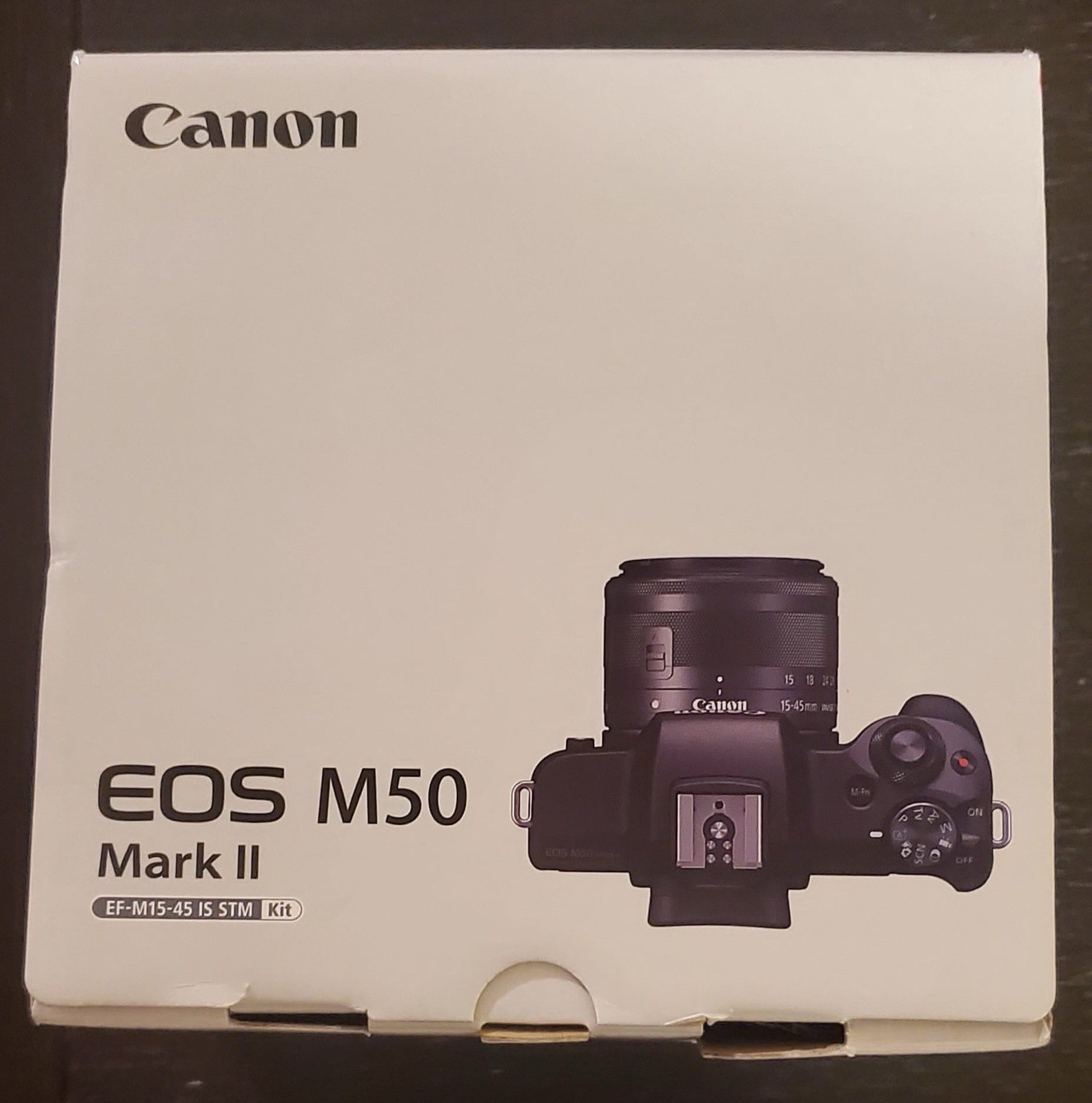 Canon EOS M50 Mark II 4K 24.1MP 15-45mm Lens Mirrorless Digital Camera